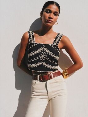 NWT Sezane MARGA BLOUSE - size 6